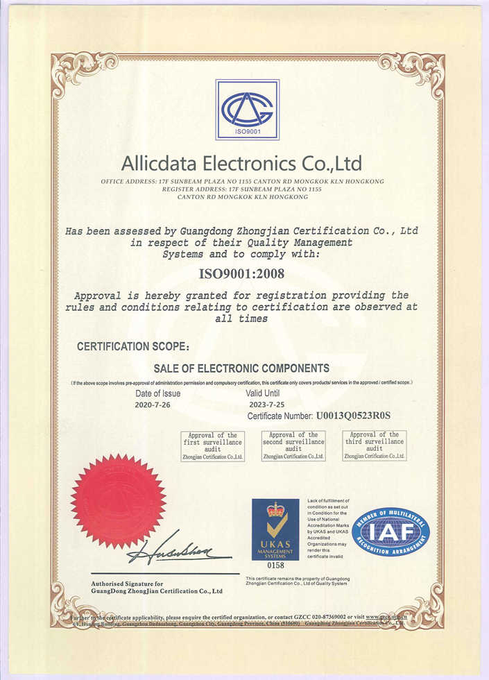 Allicdata Electronics Co.,Ltd Authorized